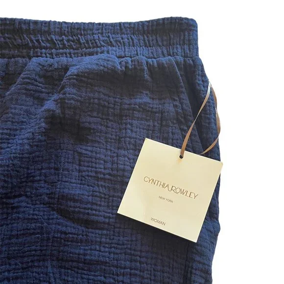 Cynthia Rowley Navy Fringe Shorts - Cotton - 2X - NWT - Picture 3 of 6